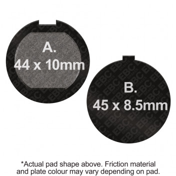M/C DISC PAD SET -(5)