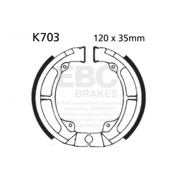 EBC BRAKE SHOE SET