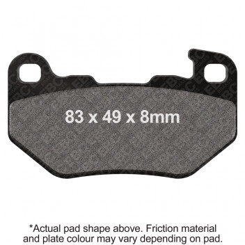 DOUBLE H SINTERED STREET PAD