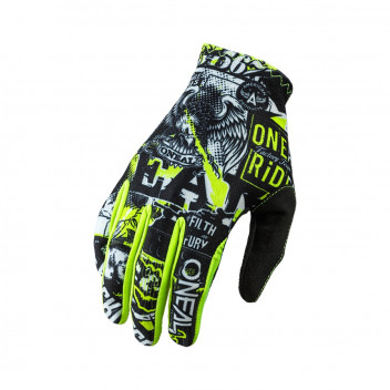 MATRIX GLOVE ATTACK YELL XL XL/10 BLACK/NEON YELLOW ONEAL