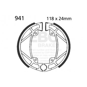 EBC BRAKE SHOE SET