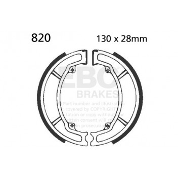 EBC BRAKE SHOE SET