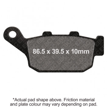 DOUBLE H SINTERED STREET PAD