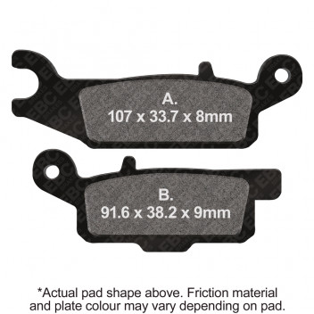 M/C DISC PAD SET