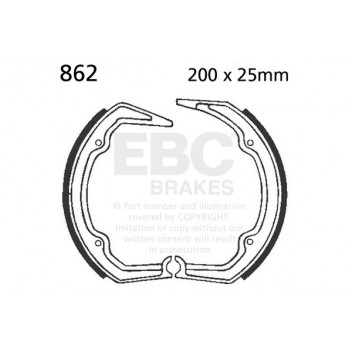 EBC BRAKE SHOE SET
