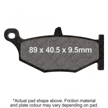 EBC V PAD SEMI SINTERED PAD SET