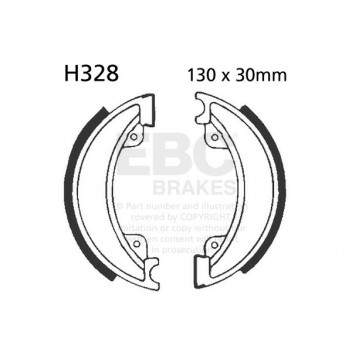 EBC BRAKE SHOE SET