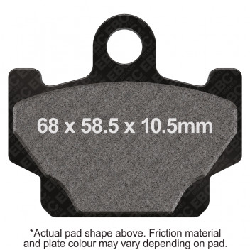 M/C DISC PAD SET -DMX
