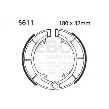 EBC BRAKE SHOE SET