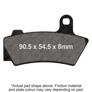 DOUBLE H SINTERED STREET PAD
