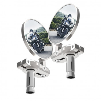 BarEnd Mirrors - Silver