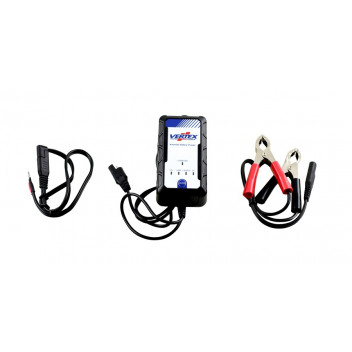 VERTEX BATTERY CHARGER 6V/12V 1 AMP Li-Ion/Lead Acid/AGM