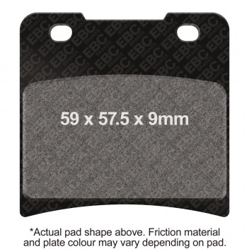 DOUBLE H SINTERED STREET PAD