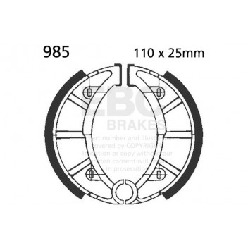 EBC BRAKE SHOE SET