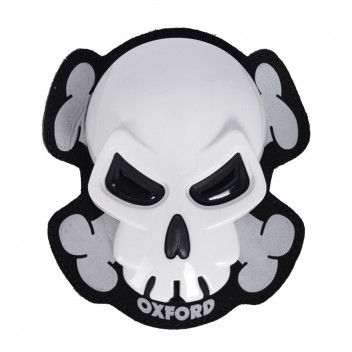 Skull Knee Sliders White