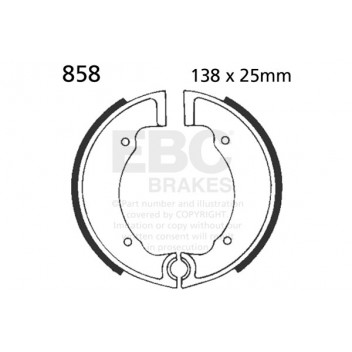 EBC BRAKE SHOE SET
