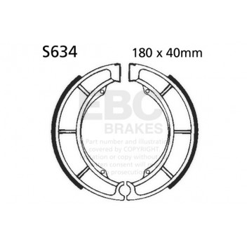 EBC BRAKE SHOE SET (5)