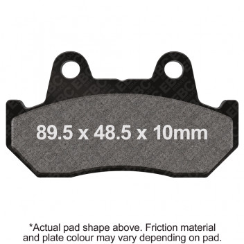 EBC V PAD SEMI SINTERED PAD SET