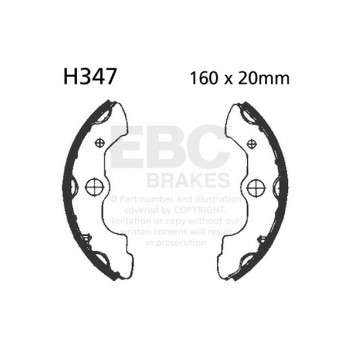 EBC BRAKE SHOE SET (5) 5