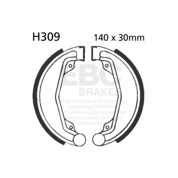 EBC BRAKE SHOE SET