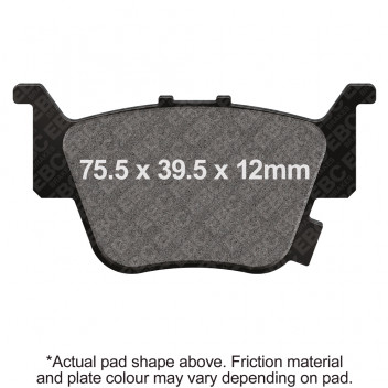 Motorcycle Disc Pad Red