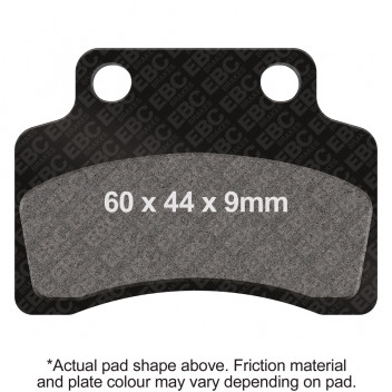 EBC SCOOTER DISC PAD SET BLACK E327