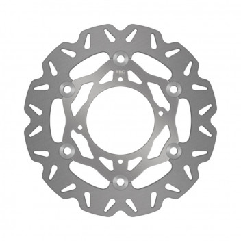 NEW PLAIN SILVER CENTER HUB OVERSIZE DISCS-250MM-C/W BRACKET