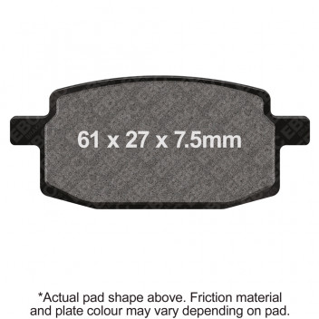 EBC SINTERED SCOOTER DISC PAD SET