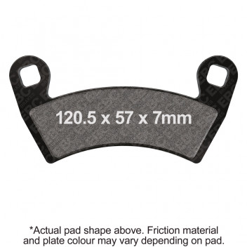 MOTORCYCLE DISC PAD SET