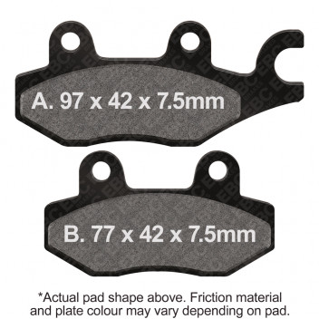 DOUBLE H SINTERED STREET PAD