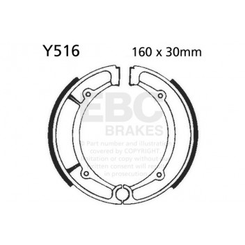 EBC BRAKE SHOE SET (5)