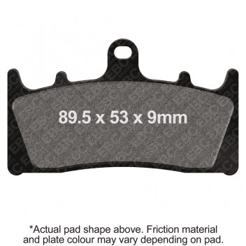 DOUBLE H SINTERED STREET PAD