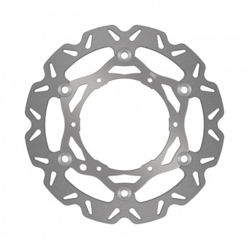 NEW PLAIN SILVER CENTER HUB OVERSIZE DISCS-280MM-C/W BRACKET