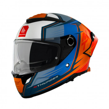 MED MT THUNDER 4 PENTAL B4 OR FULL FACE ORANGE
