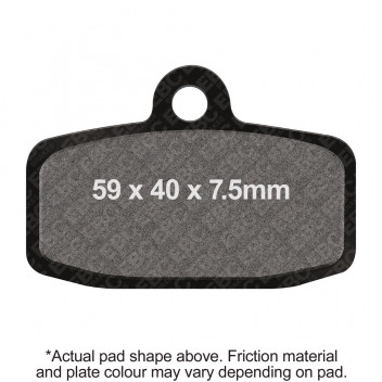 M/C SINTERED DISC PAD SET