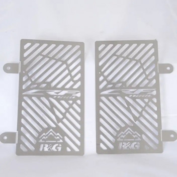 Branded Radiator Guards (pair) stainless Honda CRF1100L Af