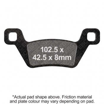 M/C DISC PAD - RED