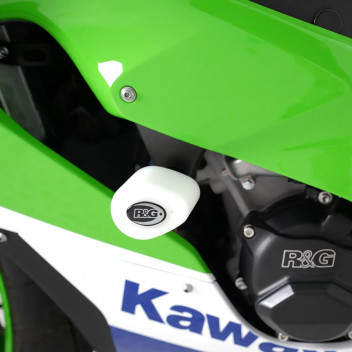 Aero Crash Protectors (WHITE) Kawasaki ZX-10R '11- / ZX-10R