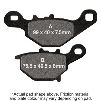 MOTORCYCLE DISC PAD SET