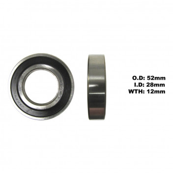 Bearing Koyo/JTEKT 60/28DDU(ID 28mm x OD 52mm x W 12mm)