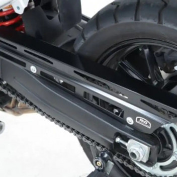 Aluminium Chain Guard BLACK Suzuki 1000 V-Strom '14-'19 /