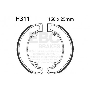 EBC BRAKE SHOE SET