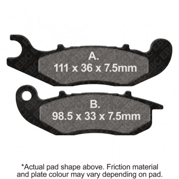 M/C PAD SET