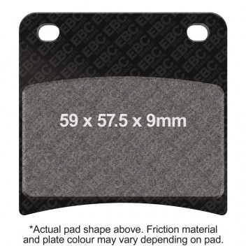 DOUBLE H SINTERED STREET PAD