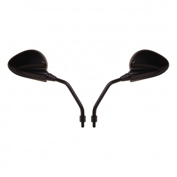 Mirrors 10mm Black Rectangle Ducati monster style