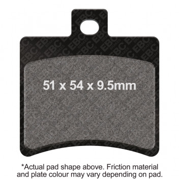 M/C DISC PAD SET