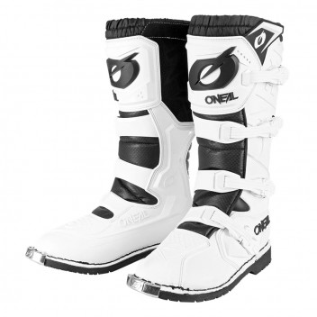 ONEAL RIDER PRO BOOTS WH 44 WHITE UK SIZE 10