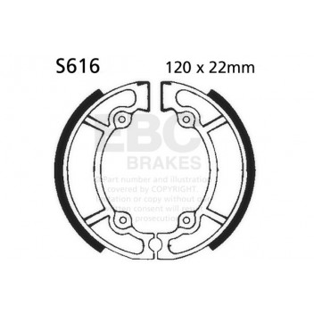 EBC BRAKE SHOE SET