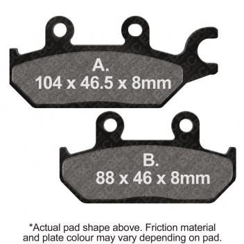 MOTORCYCLE DISC PAD