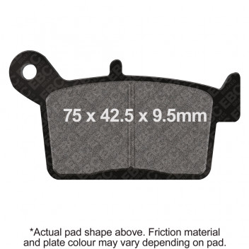 MOTORCYCLE DISC PAD SET